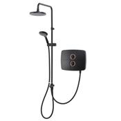Triton T90SR Duel Electric Pumped Shower, Black image