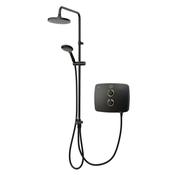 Triton T90ER Duel Electric Pumped Shower, Black image