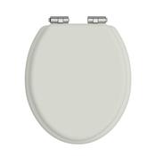 Heritage Chantilly Toilet Seat with Soft Close Chrome Hinges image
