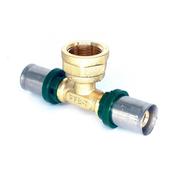 Wras Approved Press Fit 16mm X 16mmx 1/2"  Tee C X C X Fi image
