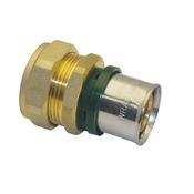 Wras Approved Press Fit 1" X 26mm Compression Coupler