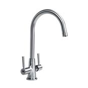 Bristan Monza Easyfit Kitchen Sink Mixer Tap with Swivel Spout, Brushed Nickel image