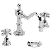 Heritage Hartlebury 3 Hole Swivel Spout Basin Mixer Tap, Chrome image