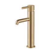 Chepstow Brushed Brass Freestanding Mono Mixer Tap image