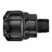 Philmac Metric/Imperial End Connector, 25mm (¾') x (¾') Male Iron BSP image
