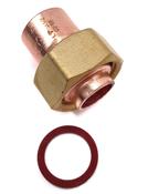 End Feed Straight Tap Connector, 22mm x 3/4" BSP image
