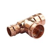 22mm x 15mm x 22mm Solder Ring Reducing Tee image