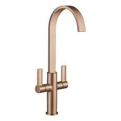 Francis Pegler Jeroni Swept Spout Two Handle, Antique Brass image