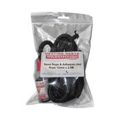 Heating Parts Warehouse Stove Fire Rope Black, 12mm x 2.5m image
