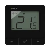 Engo ZigBee/868MHz Smart Thermostat, battery, Black image