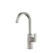Pegler Marata One Hand Sink Mixer With Square Spout, Brushed Nickel image