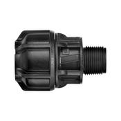 Philmac MI End Connector PxMI 40mm/1 1/4" x 1 1/4"
