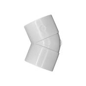 1 1/4" White Waste 45 Degree Bend
