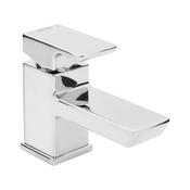 Bristan Cobalt Contemporary Basin Mixer Tap with Clicker Waste, Chrome