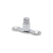 Backplate Male M10, Chrome
