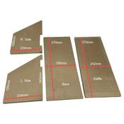 Boru Carraig Beag 8kw Fire Brick Set