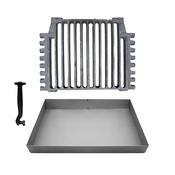 16" Grant Queenstar Square Back Boiler Grate, Ashpan and Lifting Tool Pack