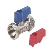 Wras 15mm x 3/4" Lp Chrome Str Washing Machine Tap