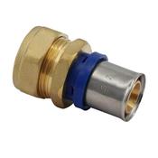 1" x 32mm Imperial Compression Coupler C x P
