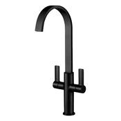 Francis Pegler Jeroni Swept Spout Two Handle, Black image