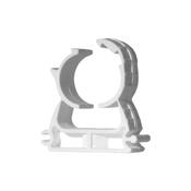 Multilayer Pipe Clip Ø 20-22 mm, White - 50 Pack