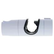 Triton Clip-on Universal Shower Head Slider, White