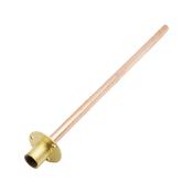 Wallplate Threaded 1/2" with 350mm Length of 15mm Copper Tube