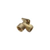 Prima Plus Compression Wallplate Elbow 15mm x 1/2" FI image