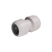 Hep2O Imperial Straight Connector 1" White image