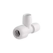Hep2O Imperial Branch Reduced Tee 1"x1"x3/4" White image