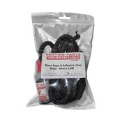 Heating Parts Warehouse Stove Fire Rope Black, 8mm x 2.5m