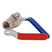 WRAS 1/2" F x F Lever Ball Valve cw/ Red and Blue Handles