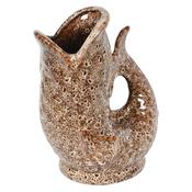 Brown Speckle Fish Jug