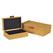 Woven Raffia Storage Boxes (set of 2) image