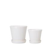 Bamford White Pot Set
