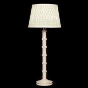 Bamboo Pillar Lamp Soft Grey