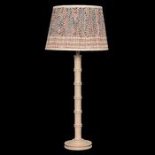 Bamboo Pillar Lamp Bleached White