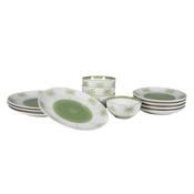 12 Piece Sage Palm Dinner Set image