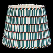 Turquoise &amp; Orange Matchsticks Empire Shade image