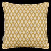 Daisy Ochre Block Print Cushion image