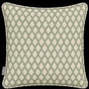 Daisy Green Block Print Cushion image