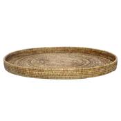 Oval Rattan Tray – Natural image