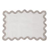 Set 4 Scallop Linen Placemats