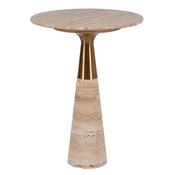 Travertine Side Table image