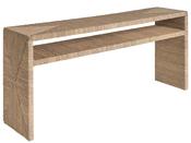 Hand-Wrapped Abaca Console Table