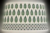 Blue and Green Oval Pleated image