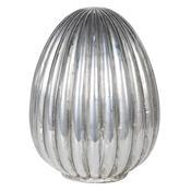 Silver Ribbed Egg