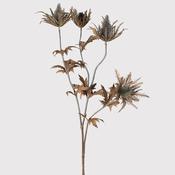 Brown Dry Look Thistle Spray