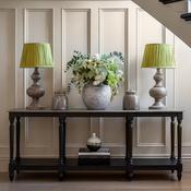 Plantation Console - Black / Weathered Vintage Light