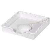 White Heart Napkin Holder
